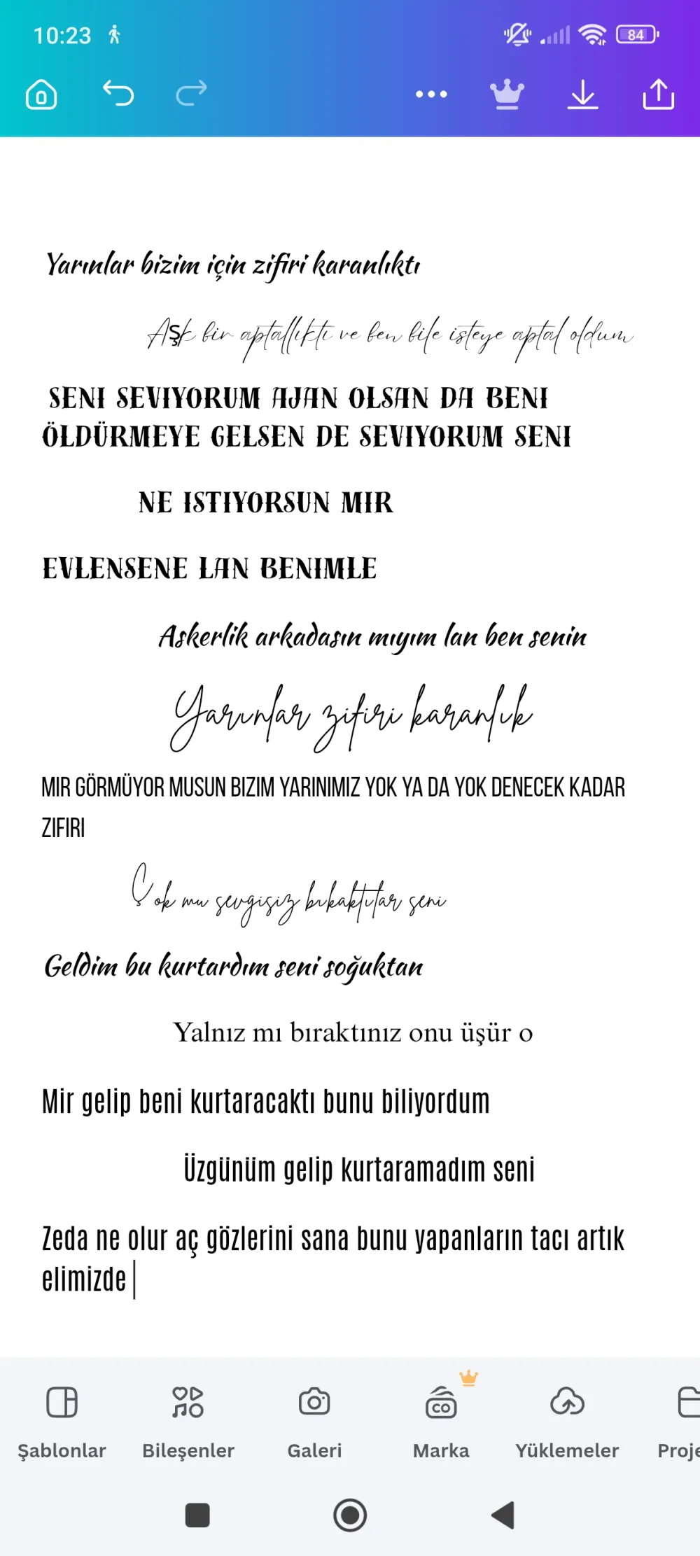 Yarınlar zifiri karanlık